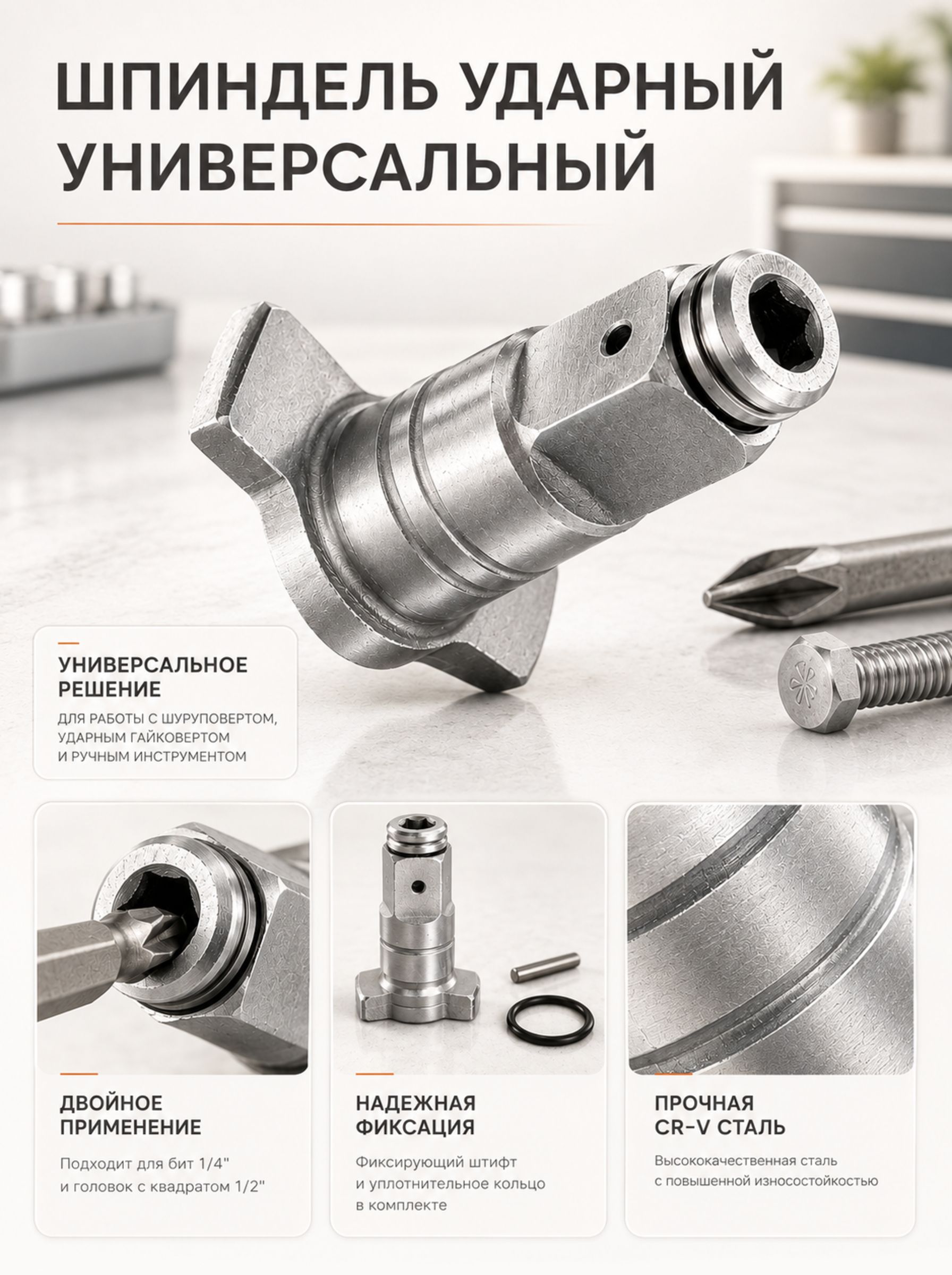 Ударный шпиндель на гайковерт(802-365)