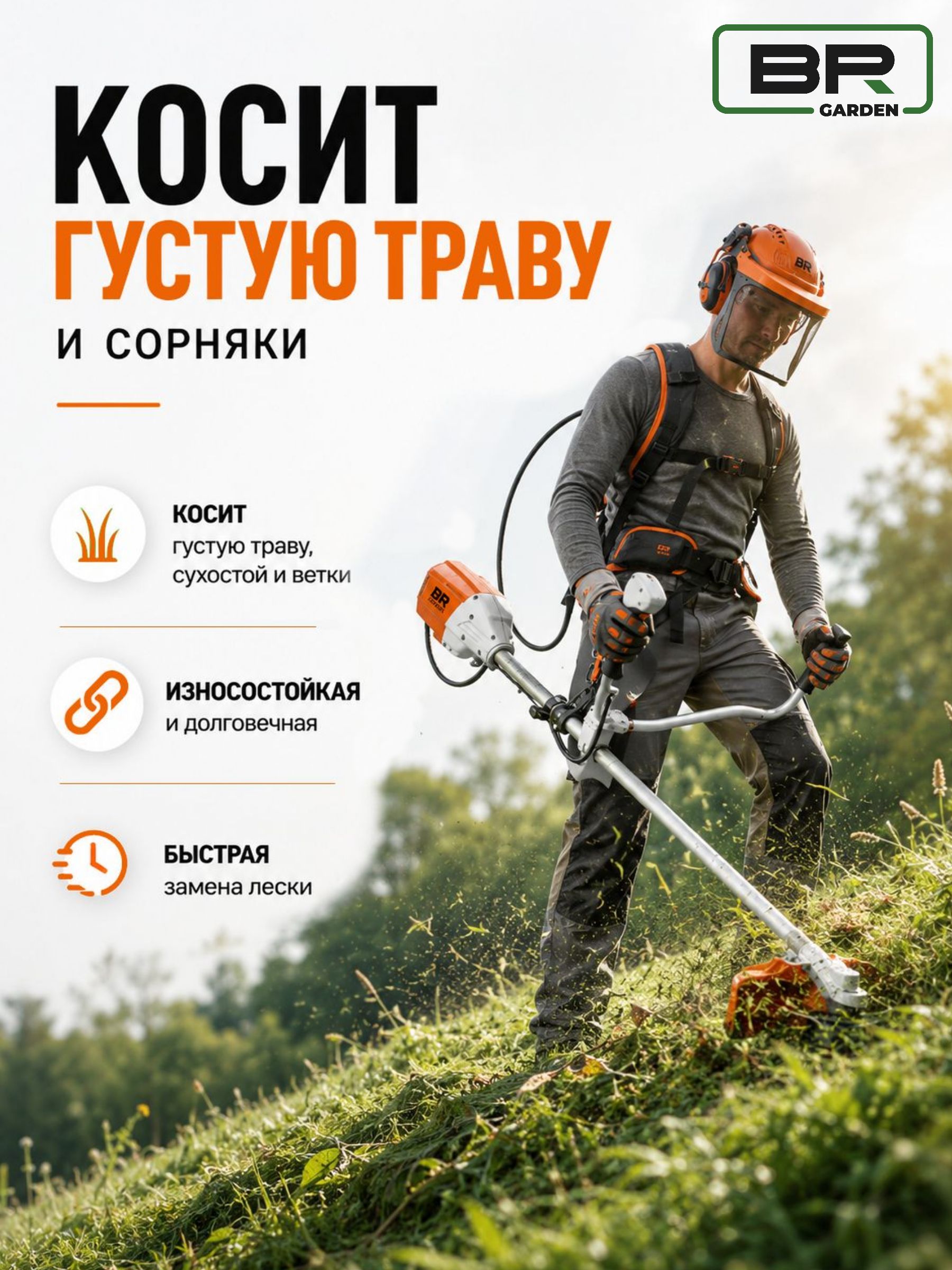 Леска с жилой 3мм-30м(456-015)