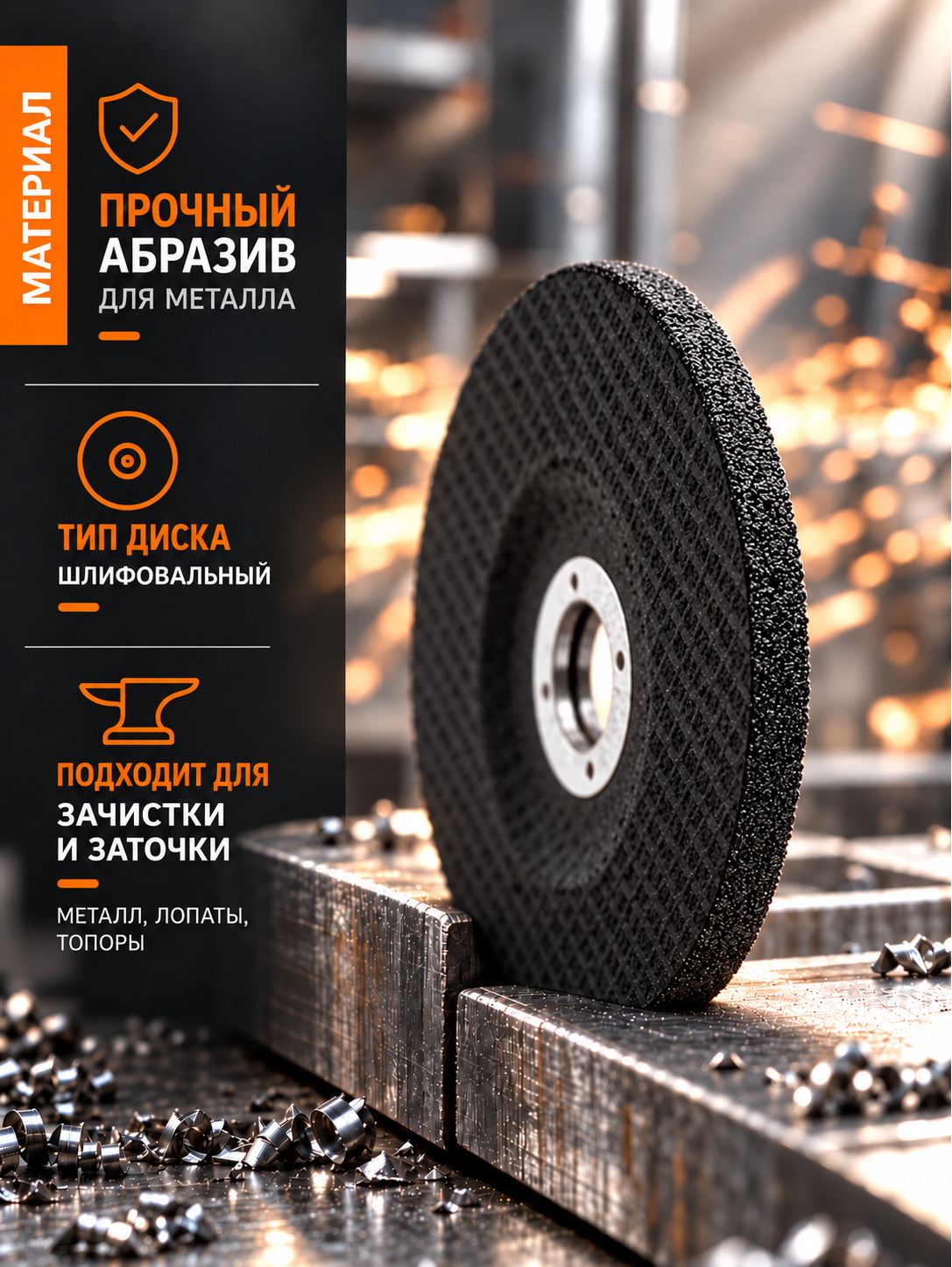 Диски по металлу 75мм-7шт