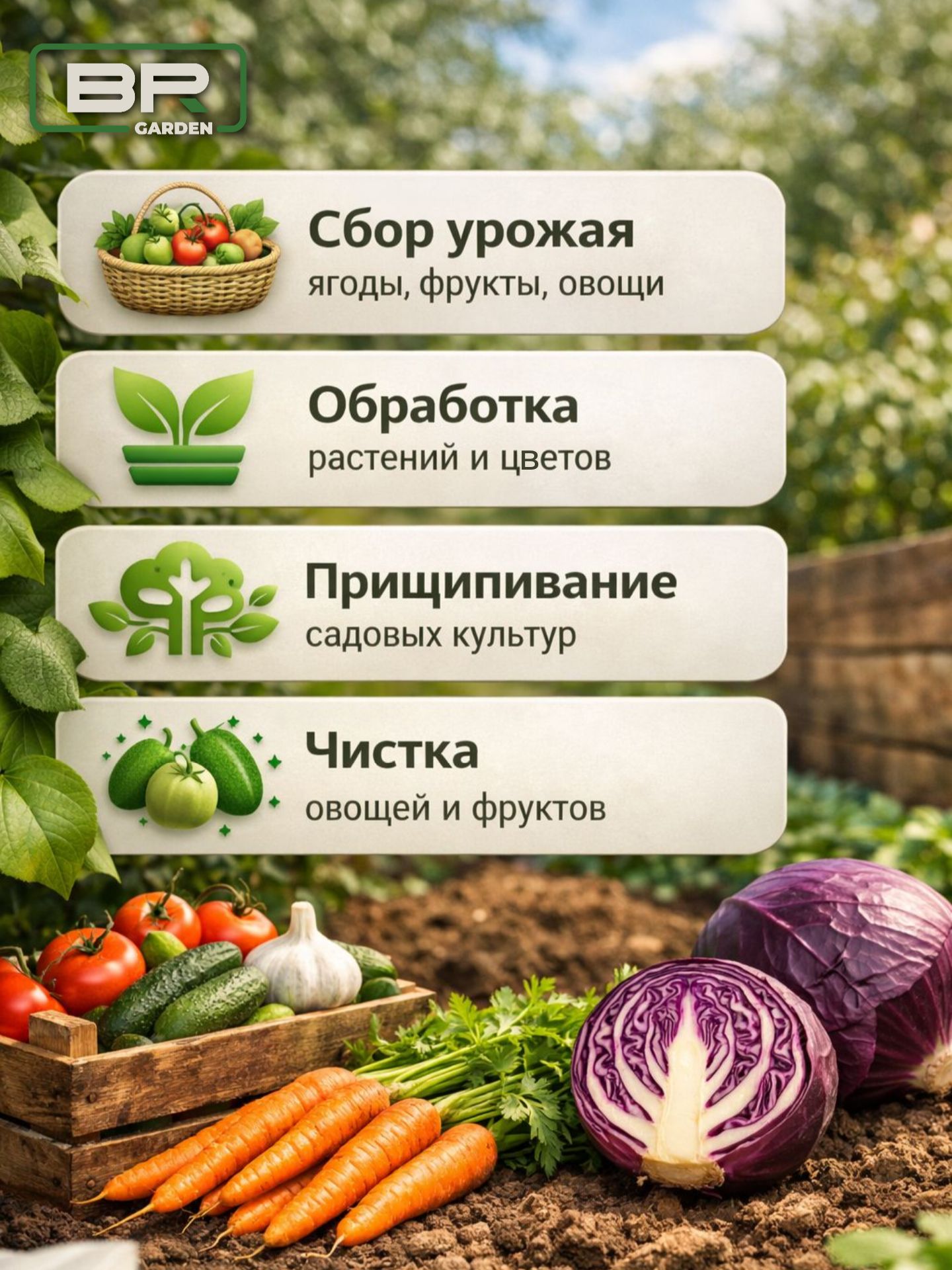 Садовый нож-напальчник 7шт