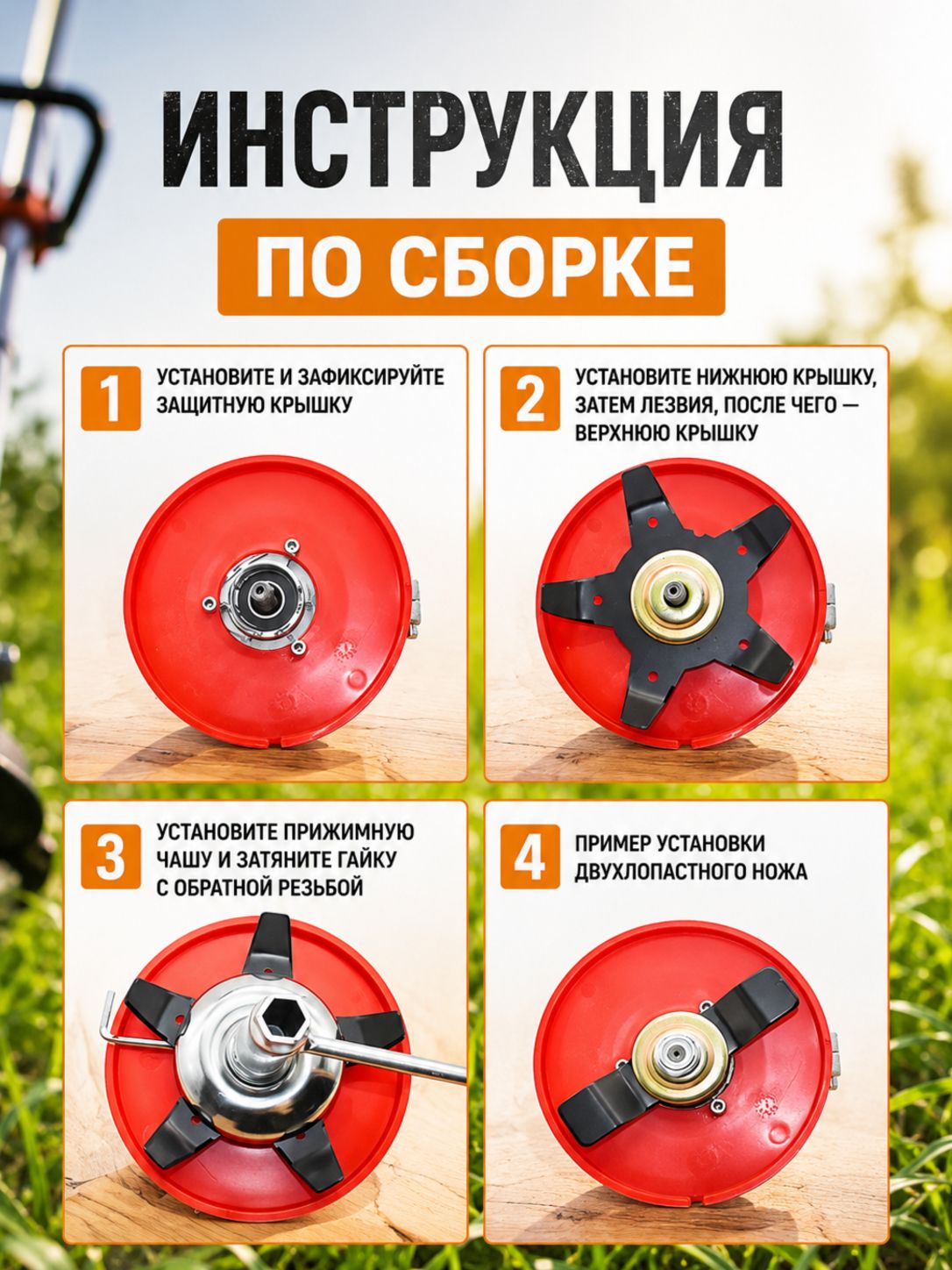 Насадка на триммер(125-2)