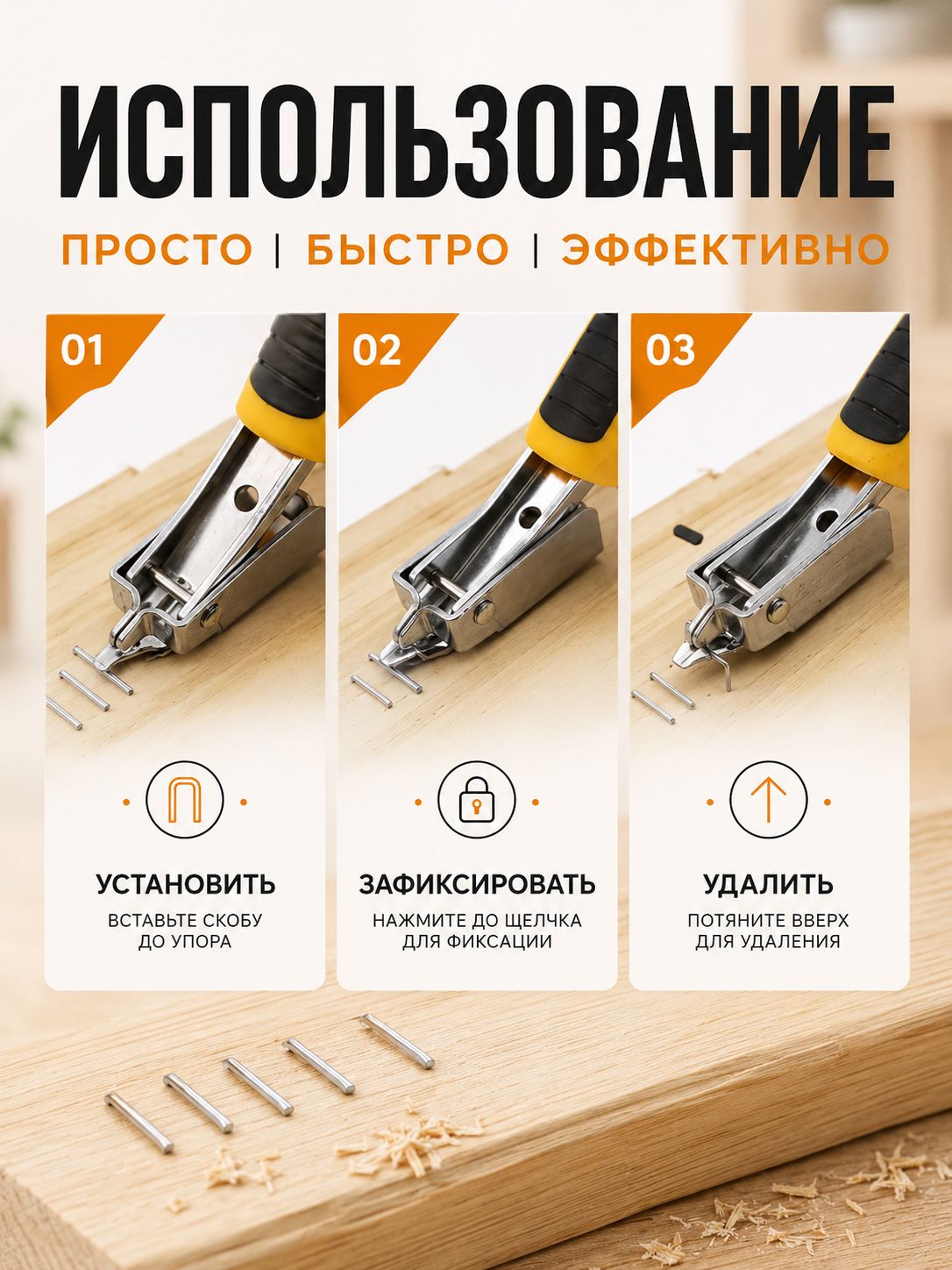 Антистеплер строительный(300-015)